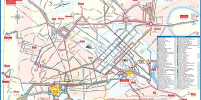 Mapa miasta, Hanoi, Wietnam